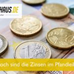 Wie hoch sind die Zinsen im Pfandleihhaus?